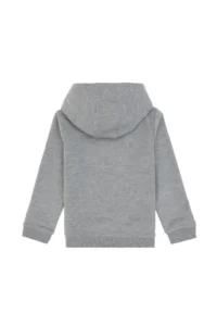 US Polo Assn. Boys' Gray Melanj Basic Sweatshirt - Image 2