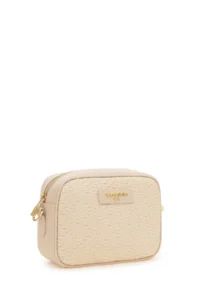 Pierre Cardin Ecru Crossbody Bag - Image 4