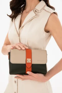Pierre Cardin Green Crossbody Bag - Image 2