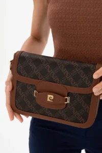 Pierre Cardin Brown Crossbody Bag - Image 2