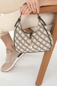 Pierre Cardin Beige Shoulder Bag - Image 2