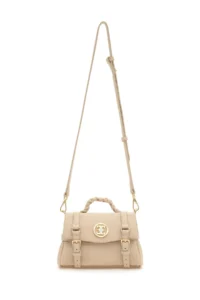 Pierre Cardin Ecru Crossbody Bag - Image 6