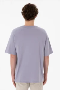 US Polo Assn. Men Oversized Fit Crew Neck Gray T-Shirt - Image 6