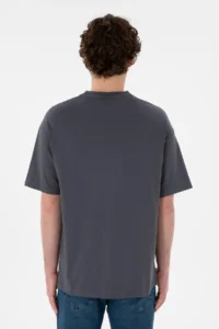 US Polo Assn. Men Oversized Fit Crew Neck Anthracite T-Shirt - Image 6