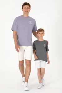 US Polo Assn. Men Oversized Fit Crew Neck Gray T-Shirt - Image 2
