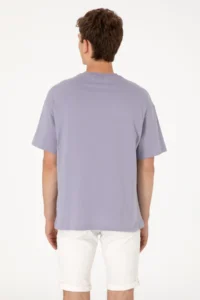US Polo Assn. Men Oversized Fit Crew Neck Gray T-Shirt - Image 7