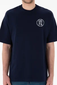 US Polo Assn. Men Oversized Fit Crew Neck Navy Blue T-Shirt - Image 7