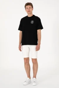 US Polo Assn. Men Oversized Fit Crew Neck Black T-Shirt - Image 6