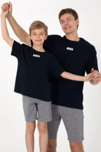 US Polo Assn. Men Oversized Fit Crew Neck Navy Blue T-Shirt - Image 2