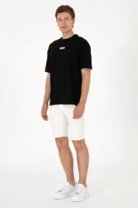 US Polo Assn. Men Oversized Fit Crew Neck Black T-Shirt - Image 6