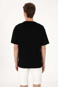 US Polo Assn. Men Oversized Fit Crew Neck Black T-Shirt - Image 7