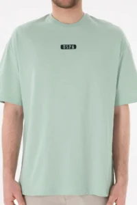US Polo Assn. Men Oversized Fit Crew Neck Aqua Green T-Shirt - Image 7