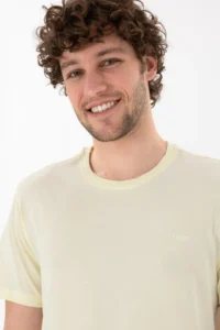 US Polo Assn. Men Regular Fit Crew Neck Limon Basic T-Shirt - Image 3