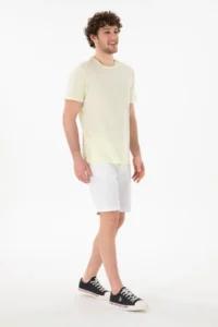 US Polo Assn. Men Regular Fit Crew Neck Limon Basic T-Shirt - Image 5