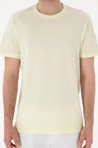 US Polo Assn. Men Regular Fit Crew Neck Limon Basic T-Shirt - Image 7
