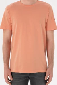 US Polo Assn. Men Regular Fit Crew Neck Salmon Basic T-Shirt - Image 7