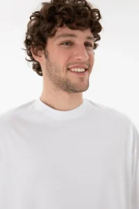 US Polo Assn. Men Long Fit Crew Neck White Basic T-Shirt - Image 3