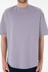 US Polo Assn. Men Long Fit Crew Neck Gray Basic T-Shirt - Image 7
