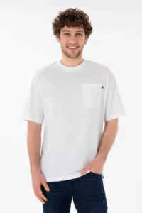 US Polo Assn. Men comfort Fit Crew Neck White T-Shirt