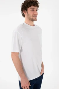 US Polo Assn. Men comfort Fit Crew Neck White T-Shirt - Image 4