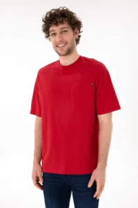 US Polo Assn. Men comfort Fit Crew Neck Red T-Shirt - Image 2