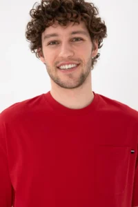 US Polo Assn. Men comfort Fit Crew Neck Red T-Shirt - Image 3