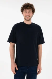 US Polo Assn. Men comfort Fit Crew Neck Navy Blue T-Shirt - Image 2