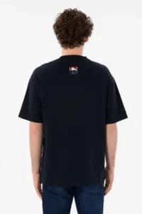 US Polo Assn. Men comfort Fit Crew Neck Navy Blue T-Shirt - Image 6