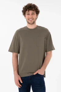 US Polo Assn. Men comfort Fit Crew Neck Mink T-Shirt