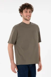 US Polo Assn. Men comfort Fit Crew Neck Mink T-Shirt - Image 2
