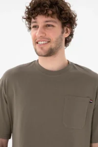 US Polo Assn. Men comfort Fit Crew Neck Mink T-Shirt - Image 3