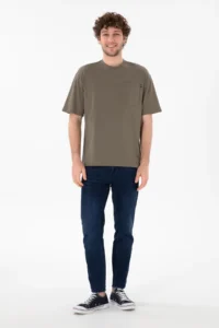 US Polo Assn. Men comfort Fit Crew Neck Mink T-Shirt - Image 5