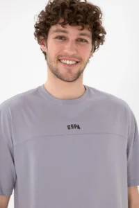 US Polo Assn. Men comfort Fit Crew Neck Gray T-Shirt - Image 3