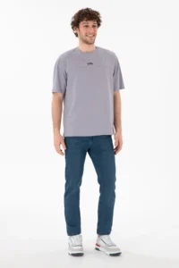 US Polo Assn. Men comfort Fit Crew Neck Gray T-Shirt - Image 5