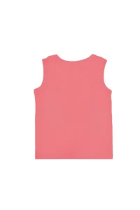 US Polo Assn. Girls' Pink Sleeveless Basic T-Shirt - Image 4