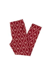 US Polo Assn. Girls' Cherry Heart Patterned interlock Sweatpants - Image 3