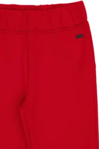 US Polo Assn. Girls' Red High Waist Flare Sweatpants - Image 6