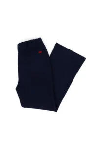 US Polo Assn. Girls' Navy Blue High Waist Flare Sweatpants - Image 3