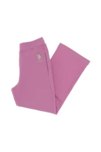 US Polo Assn. Girls' Fuchsia Loose Fit Two Thread Sweatpants - Image 3