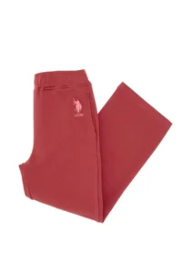 US Polo Assn. Girls' Cherry Loose Fit Two Thread Sweatpants - Image 3
