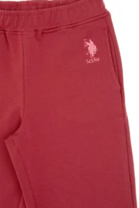 US Polo Assn. Girls' Cherry Loose Fit Two Thread Sweatpants - Image 6