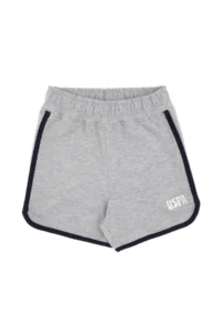 US Polo Assn. Girls' Gray Melanj Regular Fit Knitting Shorts - Image 3