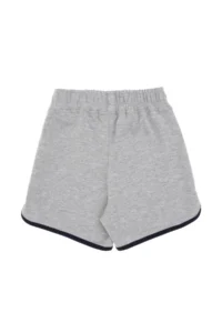 US Polo Assn. Girls' Gray Melanj Regular Fit Knitting Shorts - Image 4