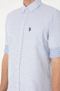 US Polo Assn. Men Blue with pocket Long Sleeve Shirt - Image 7