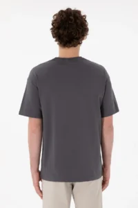 US Polo Assn. Men comfort Fit Crew Neck Anthracite T-Shirt - Image 6