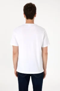 US Polo Assn. Men comfort Fit Crew Neck White T-Shirt - Image 7