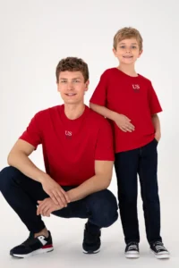 US Polo Assn. Men comfort Fit Crew Neck Red T-Shirt - Image 2