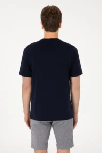 US Polo Assn. Men comfort Fit Crew Neck Navy Blue T-Shirt - Image 7