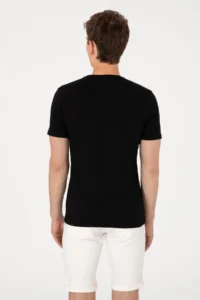 US Polo Assn. Men comfort Fit Crew Neck Black T-Shirt - Image 7