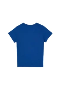 US Polo Assn. Boys' Saks Blue Basic Crew Neck T-Shirt - Image 2